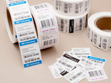 Self-adhesive label